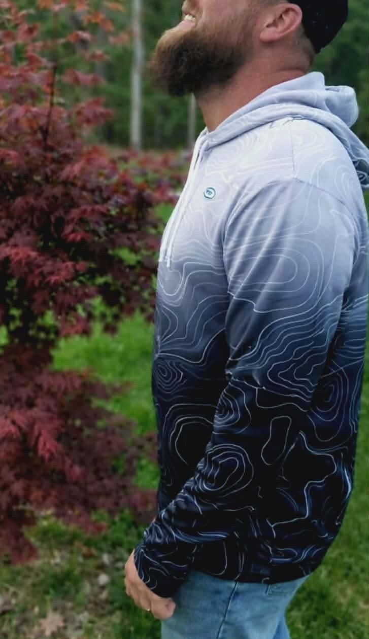 PRE-ORDER - Black WET. Echo-Line Winter Hoodie