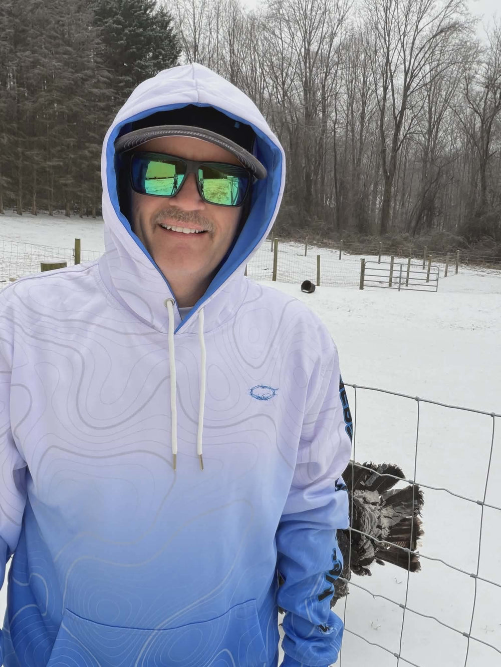 PRE-ORDER - Black WET. Echo-Line Winter Hoodie