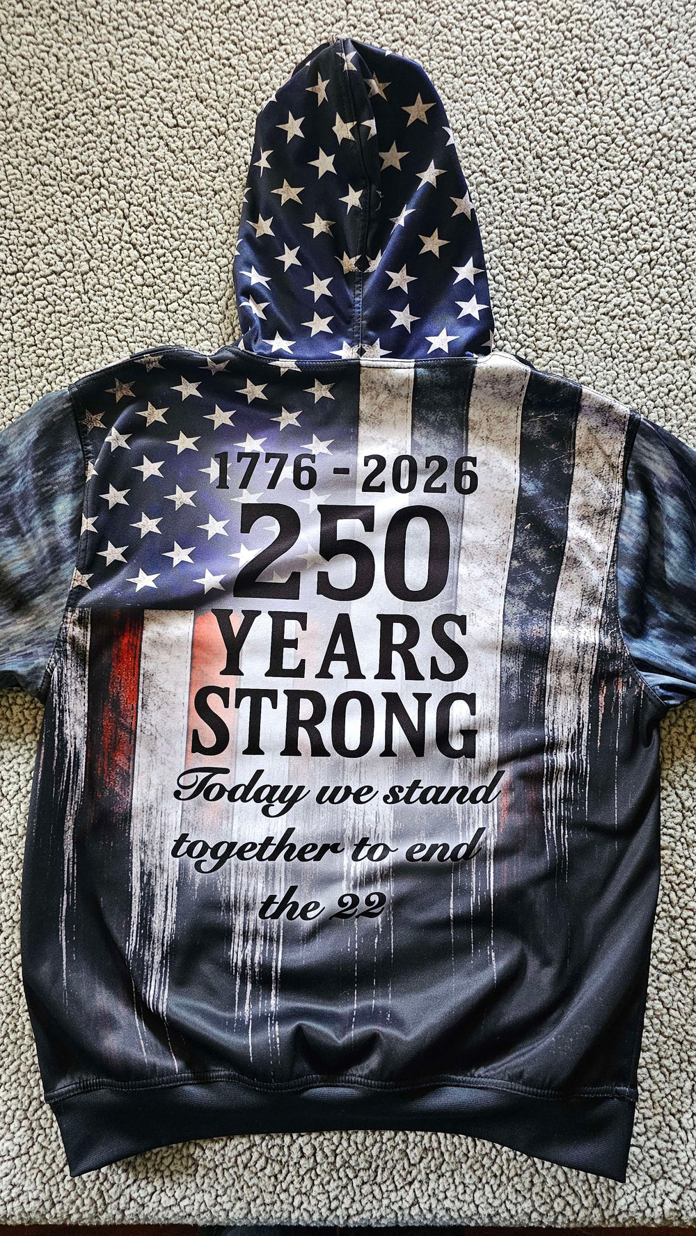 WET. Outdoor Gear 250th Anniversary Winter Hoodie
