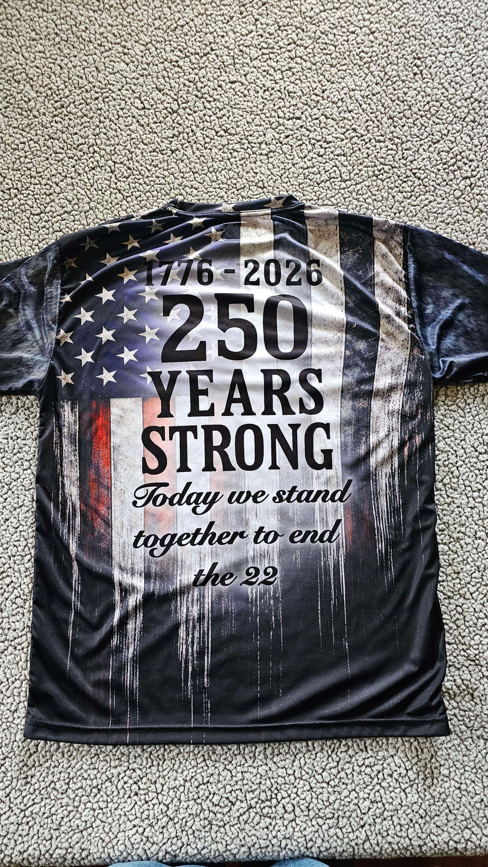 WET. Outdoor Gear 250th Anniversary Short Sleeve Performance Shirt