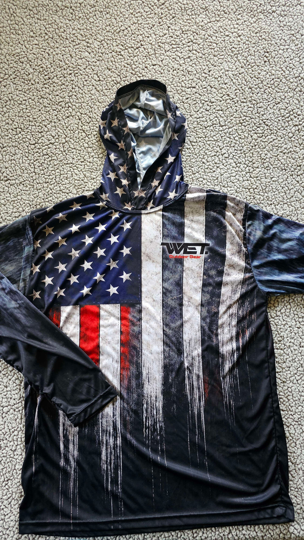 WET. Outdoor Gear 250th Anniversary Hooded Performance Shirt