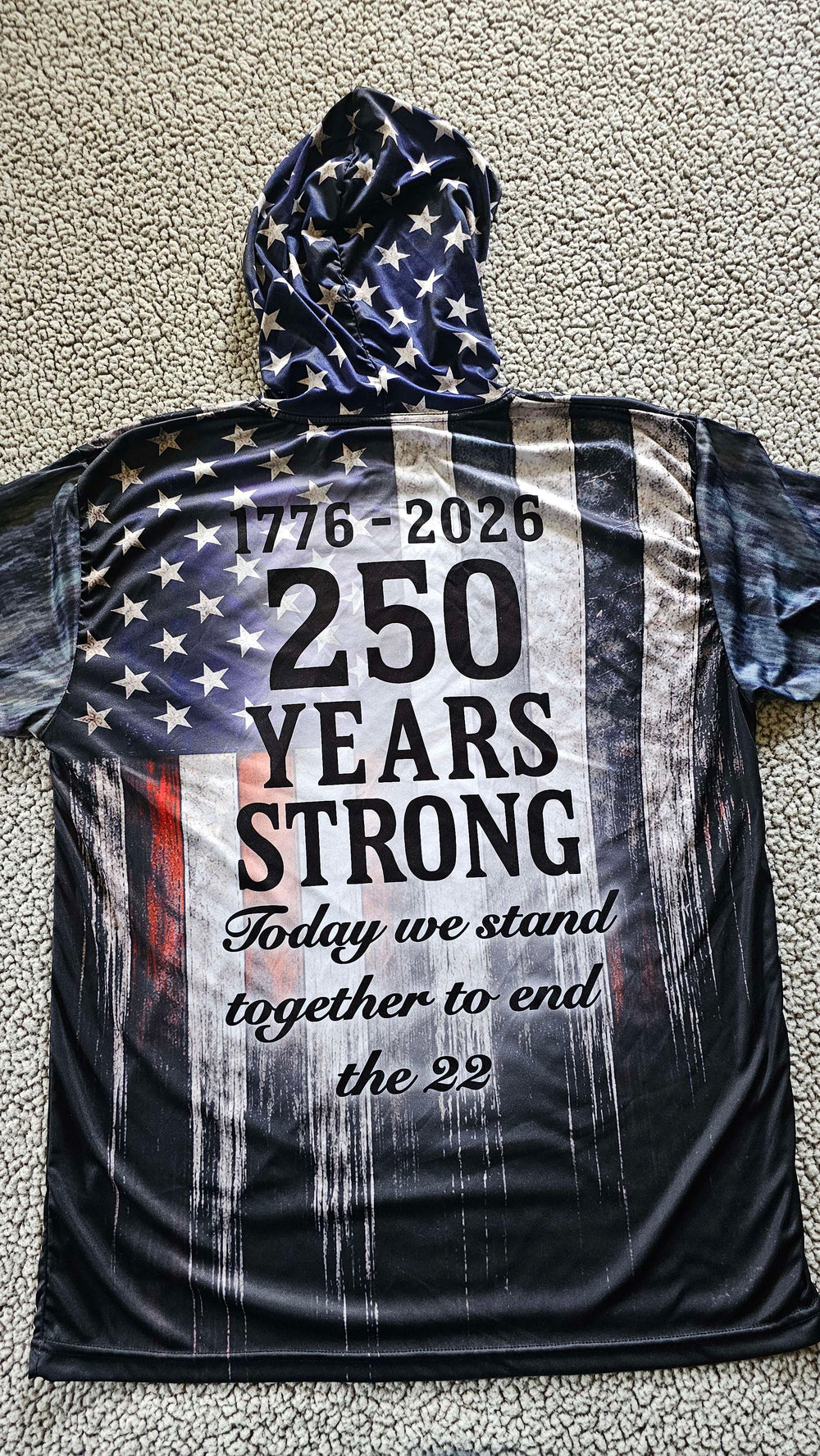 WET. Outdoor Gear 250th Anniversary Hooded Performance Shirt