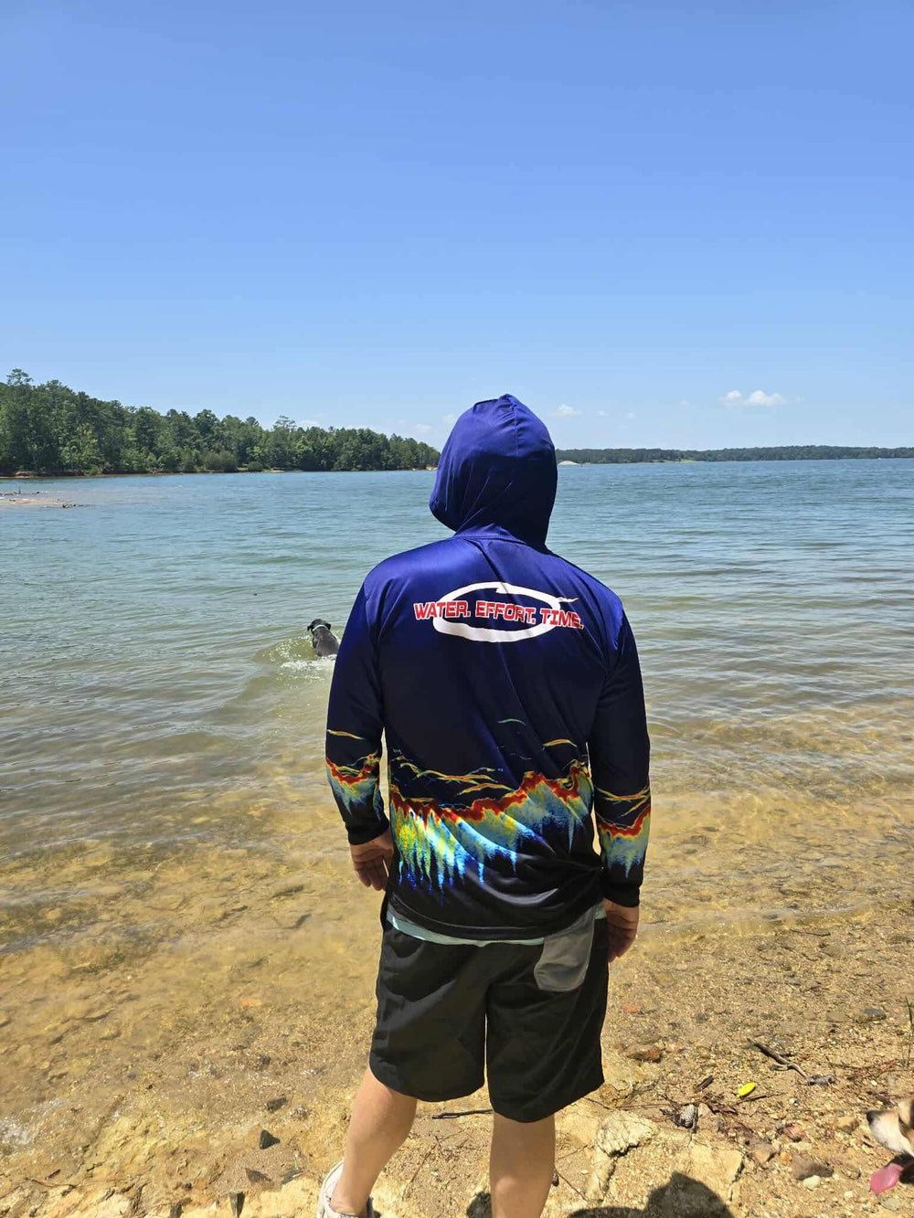 WET. Hooded Performance Shirt - Sonar